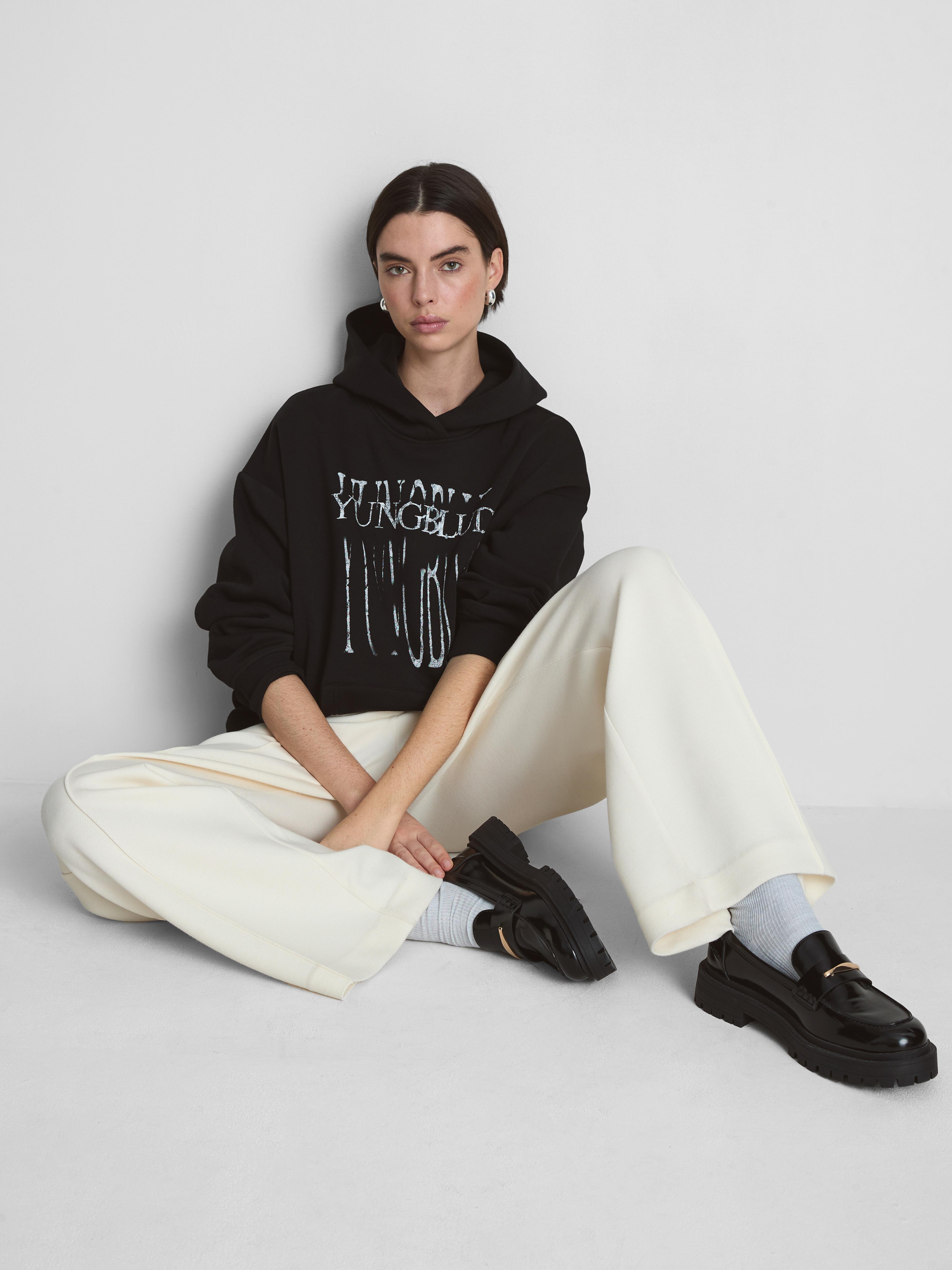 YUNGBLUD Pullover Hoodie — Black
